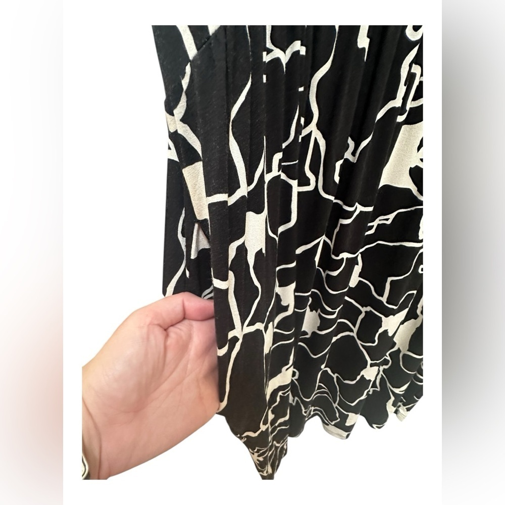 ✨ NWT Fransa Black And White Maxi Dress With Pockets - Picture 7 of 15